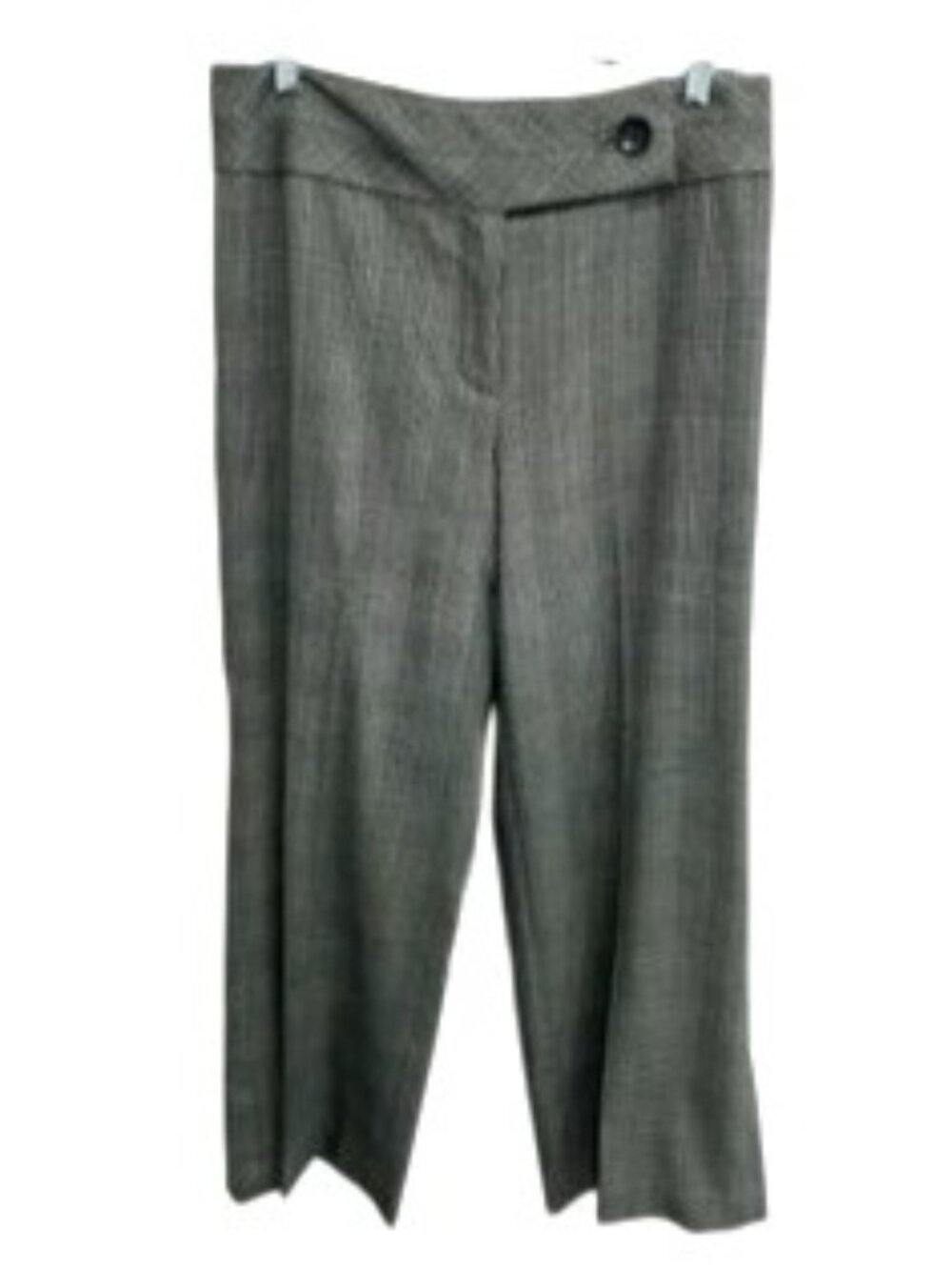 Trevan Large Gray Plaid High Rise Wide Leg Trousers Classic Academia Old Money